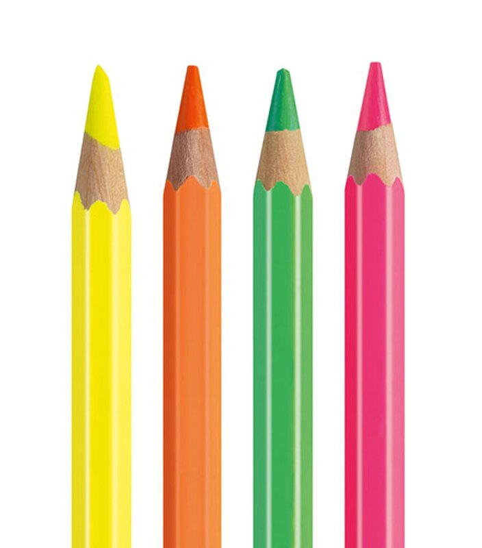 Caran d´Ache Set de 4 lápices fluorescentes Maxi