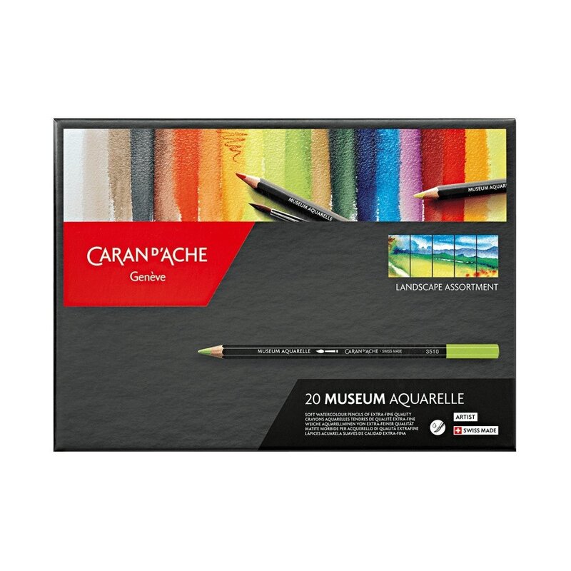 20 Colores Caran d’Ache Museum Aquarelle