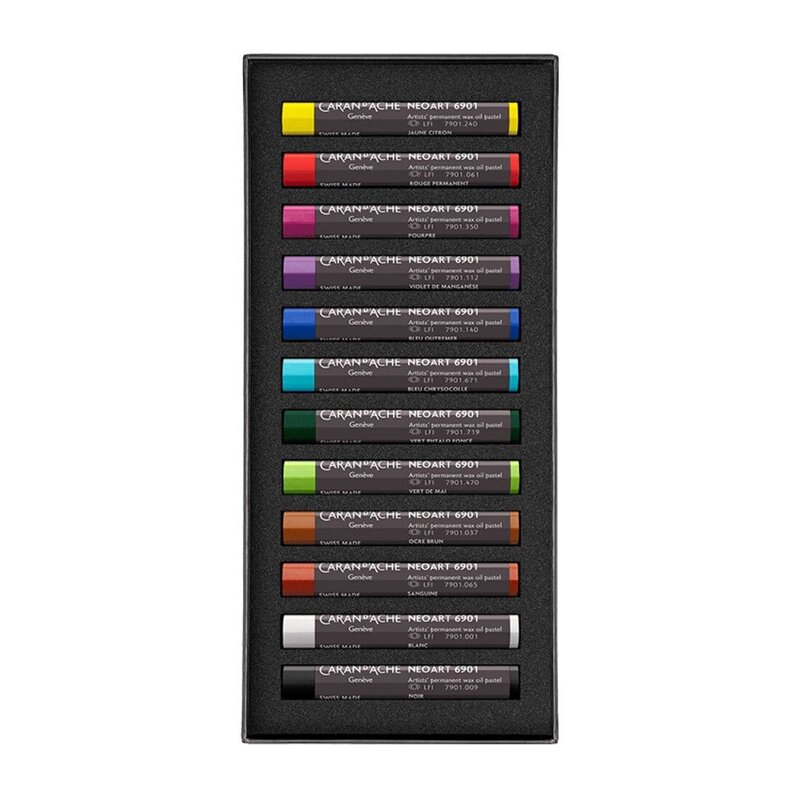 Caja de 12 pasteles NEOART™ 6901 Caran d'Ache