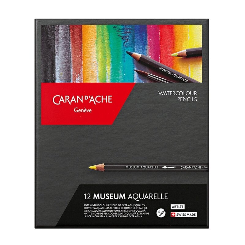 12 Colores Caran d’Ache Museum Aquarelle