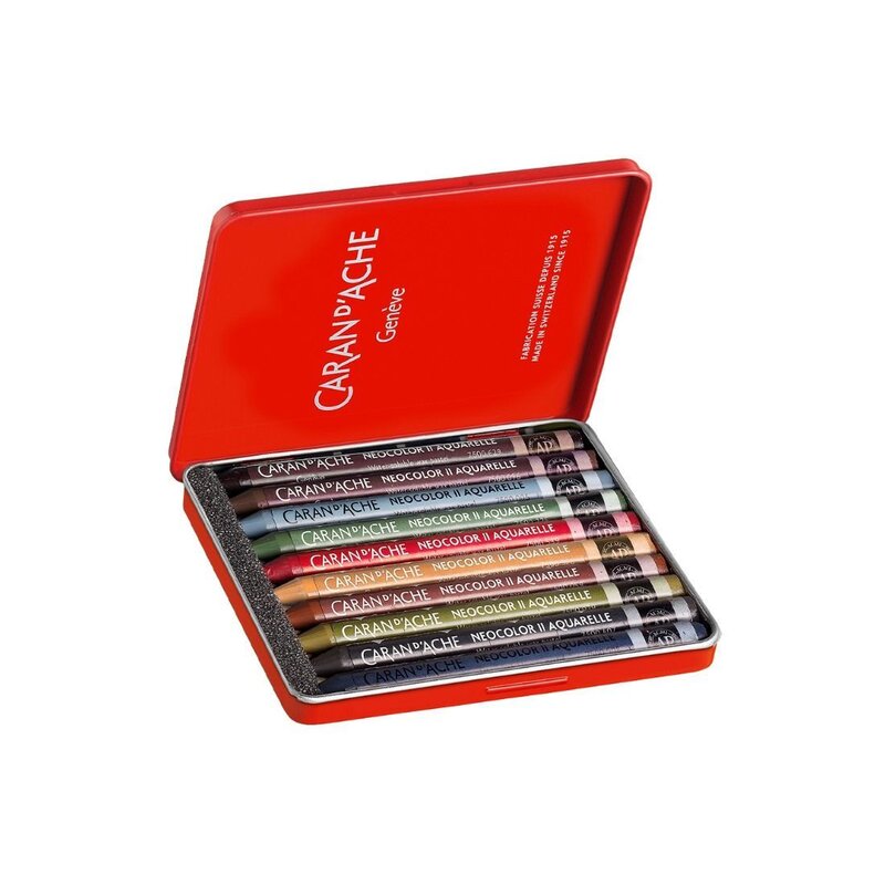 Caja de 10 pasteles acuarela NEOCOLOR™ II Edición especial