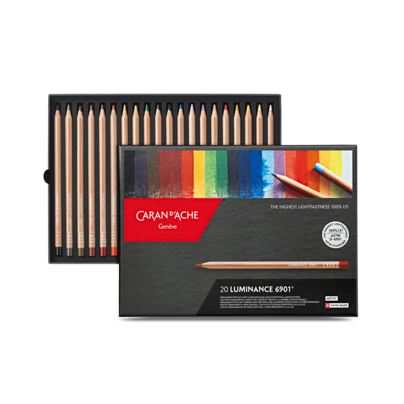 Caja de 20 Colores Caran d’Ache Luminance 6901