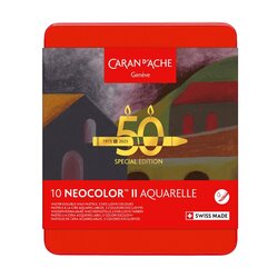 Caja de 10 pasteles acuarela NEOCOLOR™ II Edición especial