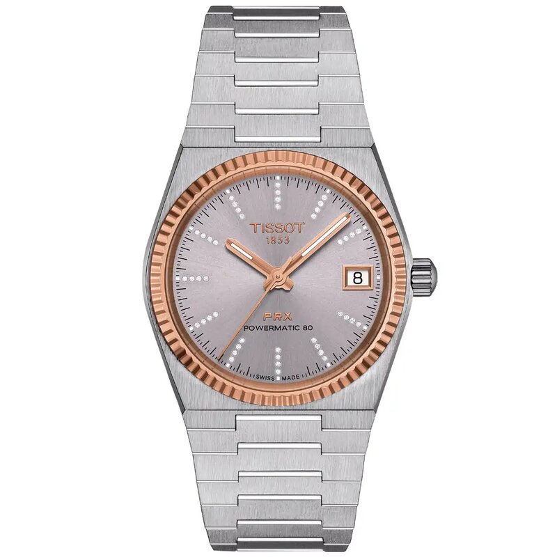 Reloj Tissot PRX Powermatic 80 Steel &; 18k Gold