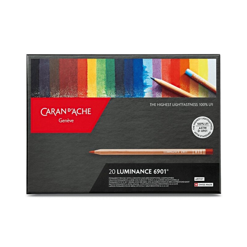 Caja de 20 Colores Caran d’Ache Luminance 6901